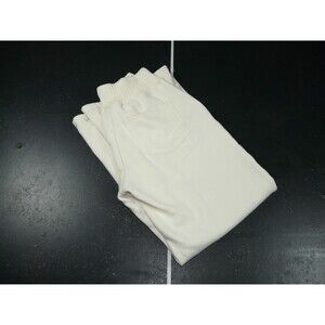 ALO Serenity Wide Leg Sweats Pants Joggers Ivory Accolade Ribbed Women's Medium